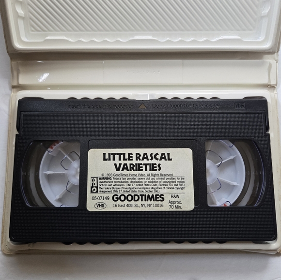 Little Rascals VHS Tape 1993 Good Times Home Video - Picture 3 of 3